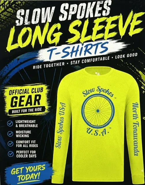 Slow Spokes long-sleeve T-shirts