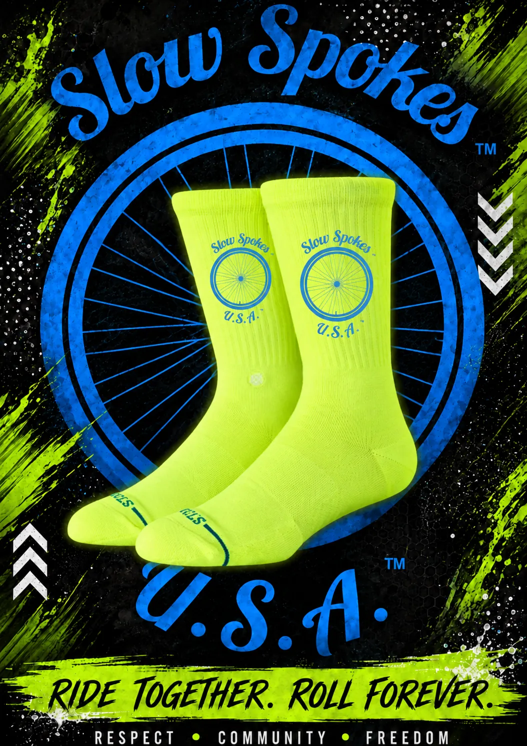 Slow Spokes socks